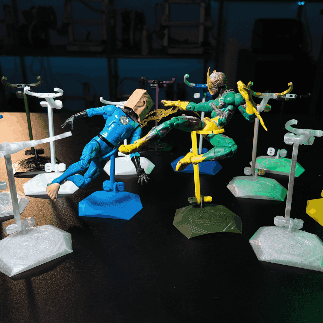Bases para figuras de acción tipo Marvel Legends