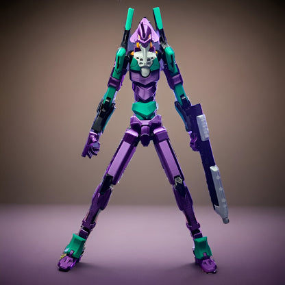 Eva 01 Figura articulada Super posable Dummy13 200% 33 cm Evangelion Escala Hot toys