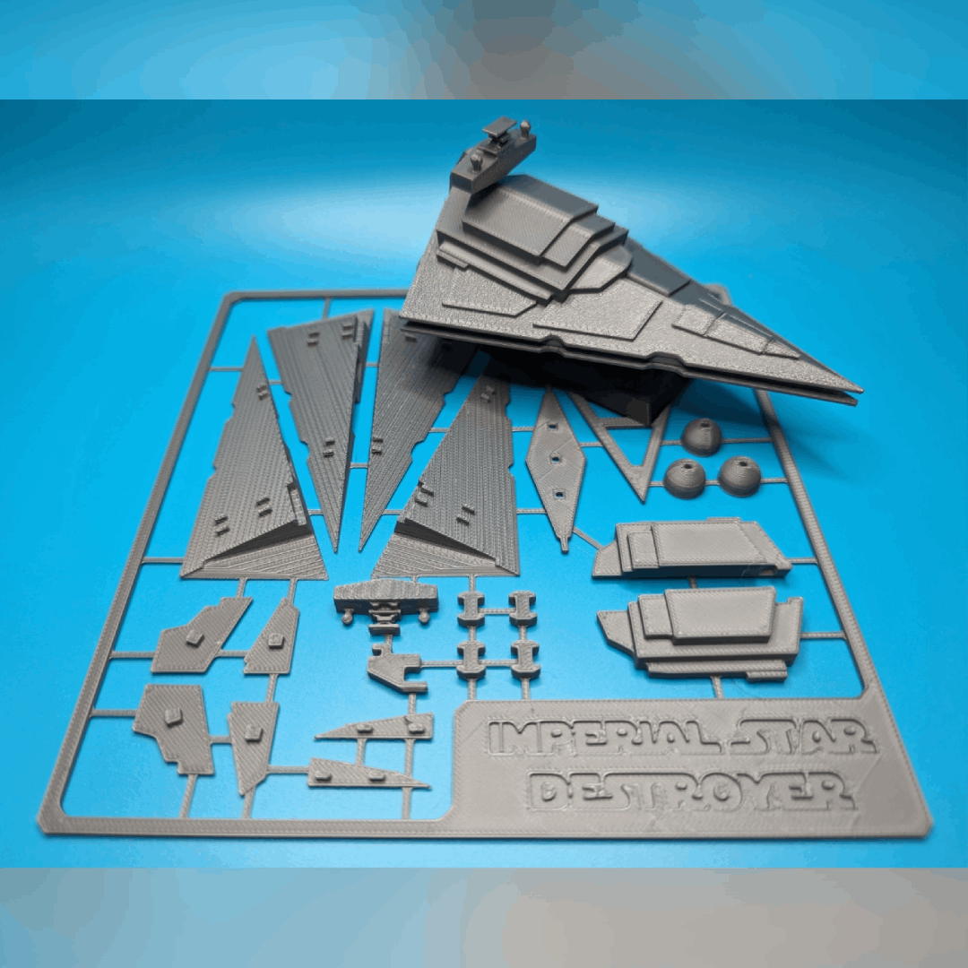 Imperial Star Destroyer Star Wars Kit Card