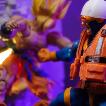 Kit de Construcción y Arquitecto 112 Diorama para Marvel Legends y SH Figuarts
