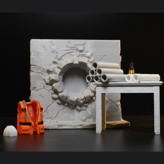 Kit de Construcción y Arquitecto 112 Diorama para Marvel Legends y SH Figuarts